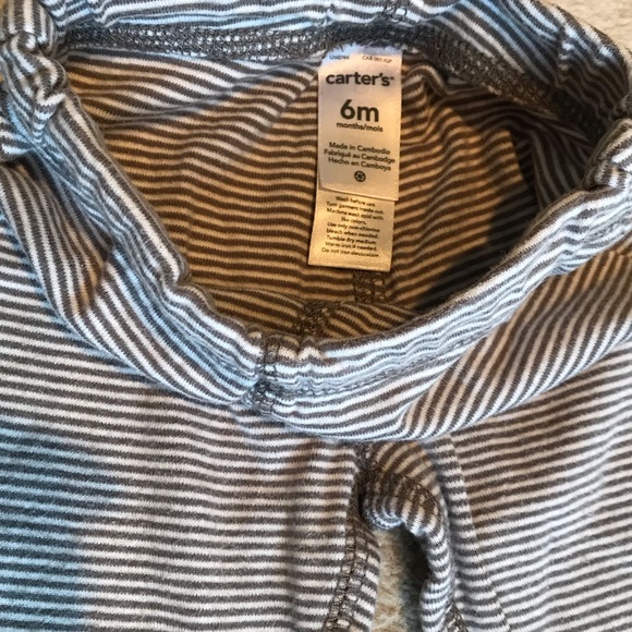 Carter’s 6M Set Long Johns and Top Knot Hat - Picture 7 of 8